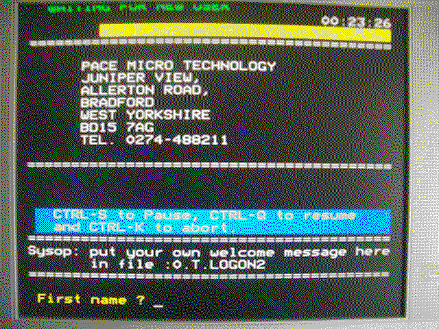 OBBS Screen