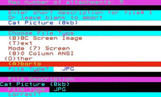 Upload Menu