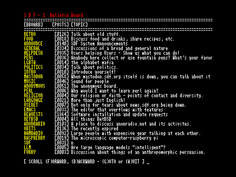 Mode 8 ANSI SDFs bboard