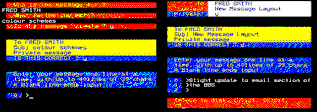 New Send Message Interface