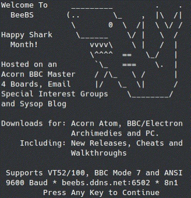 ASCII Shark