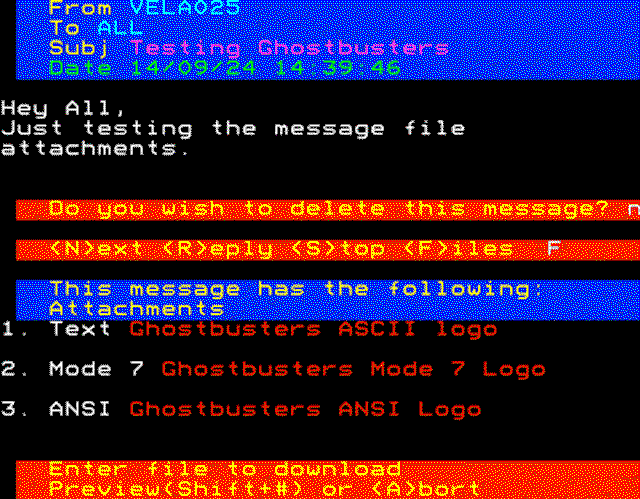 Message Attachment Demo